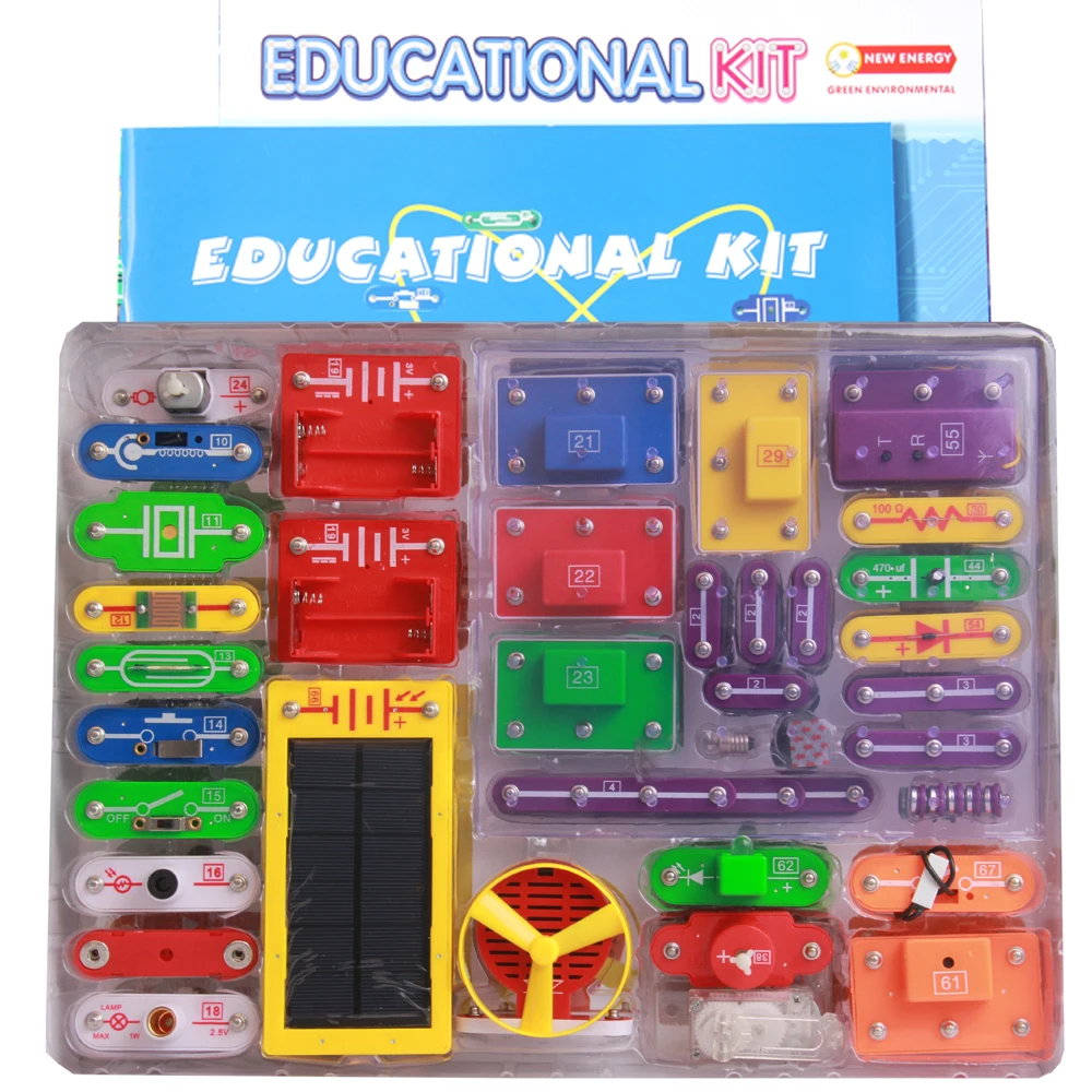 Творческие Diy электронные строительные блоки для студентов детей физика