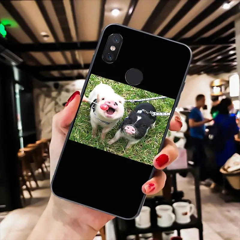 MaiYaCa милый маленький розовый питомец свинка чехол для телефона Xiaomi mi5 6 A1 A2 Lite Mi9 9SE