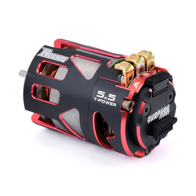 

Бесколлекторный двигатель SURPASS HOBBY Rocket 540 V4S 5,5 T 8,5 T для модифицированных соревнований 1/10 1/12 F1 Радиоуправляемый автомобиль