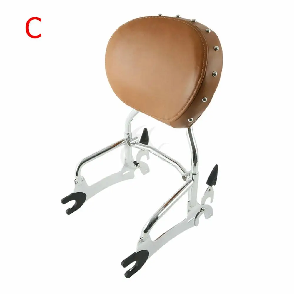 Подкладка для мотоцикла 12 дюймов спинка Сисси бар индийского плафа темная лошадь