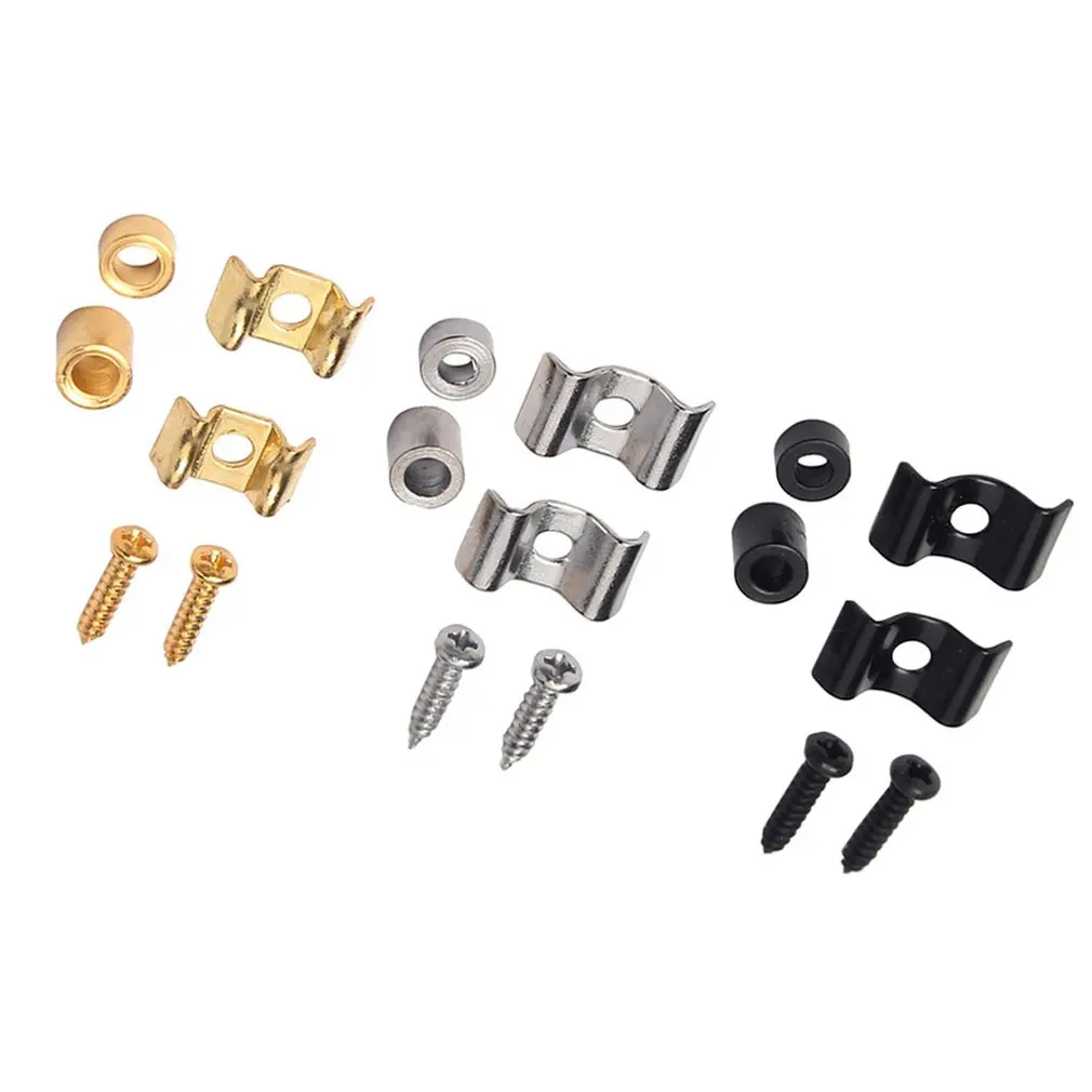 

2Pcs Electric Guitar Roller String Trees String Retainer Mounting Guitar Tree Guide for Electric Guitars Parts and Accessories