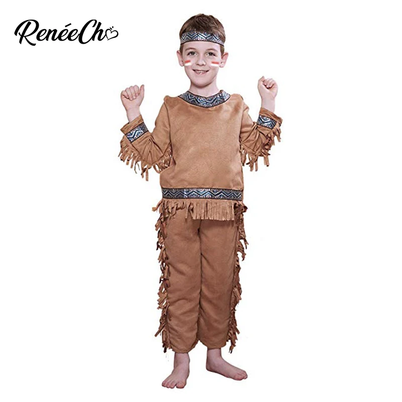 Детский костюм для Хэллоуина Дикого Запада мальчиков американский косплея
