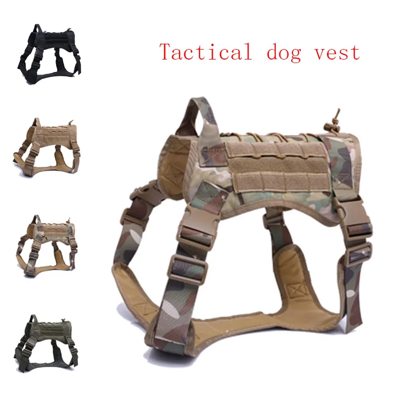 1OOOD нейлоновая тактическая одежда для собак водонепроницаемый открытый жилет