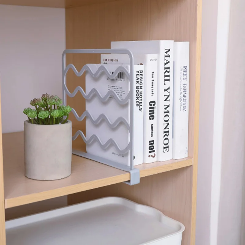 1/4/10 шт шкаф полки делителем раздела разделители одежды проволочные стеллажи для