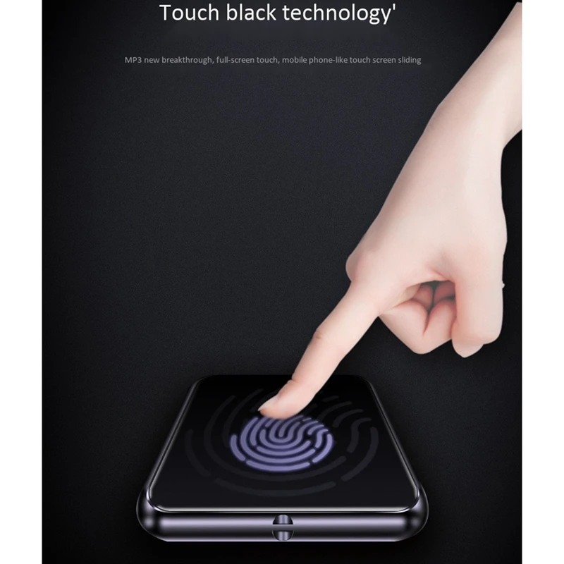 

Mahdi M260 MP4 Music Player 1.5 Inch HD Noise Reduction MP3 Player 8GB Press Color Screen with Bluetooth