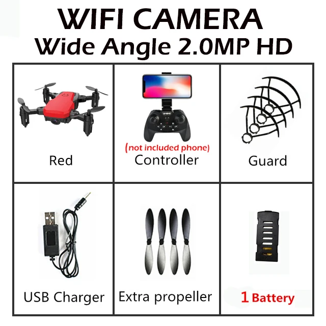 2.0MP Wide Angle 1B SG800 Дрон 2,4G FPV мини селфи Дрон RTF с Wifi камерой HD микро Радиоуправляемый квадрокоптер VS S9 S9W E58 E61 Дрон - Цвет: 2.0MP Wide Angle 1B
