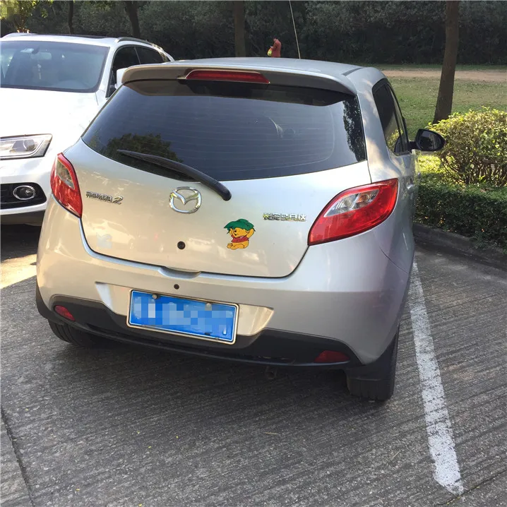 Спойлер для Mazda 2 высококачественный АБС-пластик цветной спойлер заднего крыла