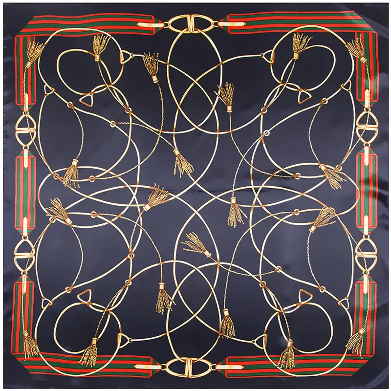 

Женский шёлковый шейный платок, 90 х90 см