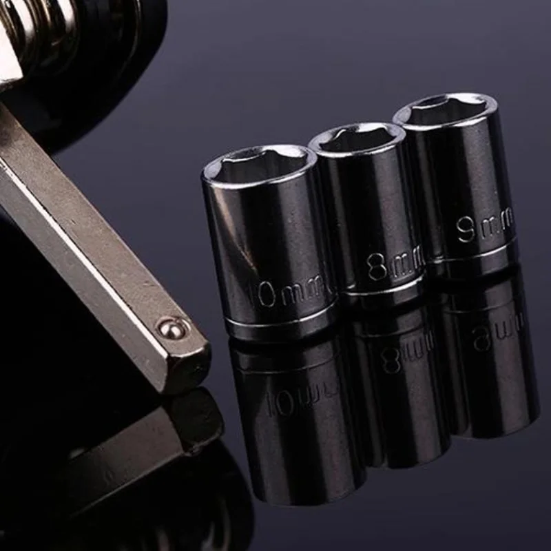 15 In 1 Multi Usage Bike Bicycle Repair Tools Kit Hex Wrench Nut Tire Allen Key Screwdriver Socket Extension Rod | Спорт и