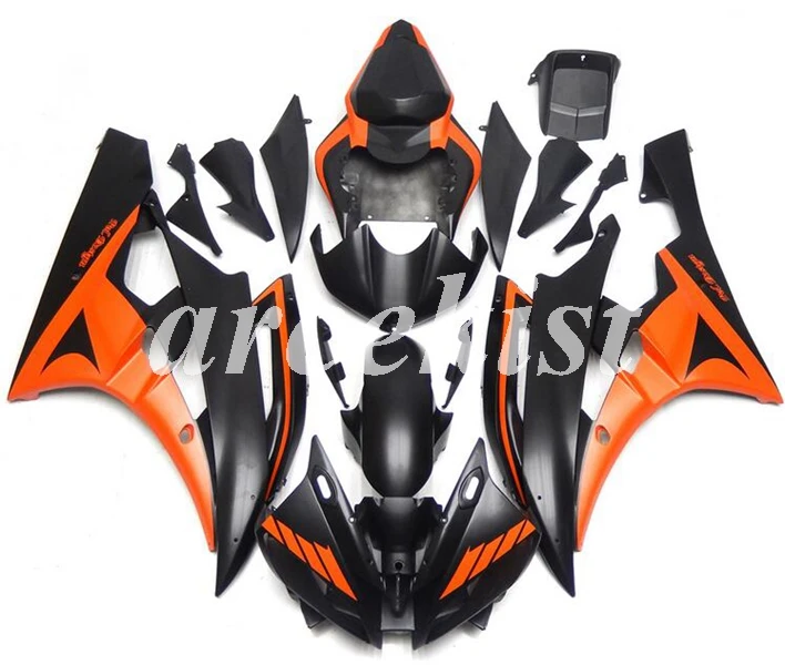 

New ABS Injection Mold Motorcycle Full Fairings Kit Fit for YAMAHA YZF-R6 2006 2007 R6 06 07 Custom Orange black