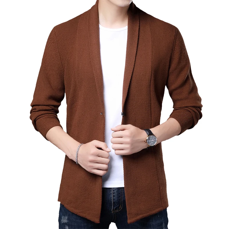 

Новинка 2020, мужской кардиган FUODRAO, осенне-зимний шерстяной свитер, повседневная мужская ветровка, трикотажный Мужской приталенный джемпер, ...