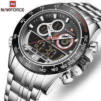 naviforce new watch for men top luxury brand business quartz wristwatch stainless steel waterproof chronograph relogio masculino