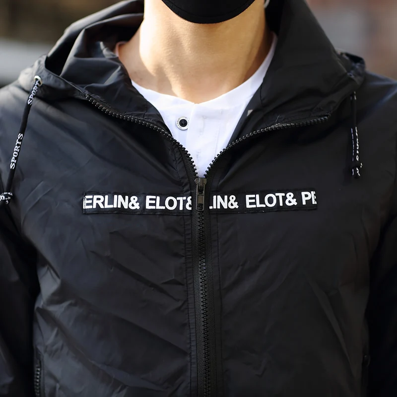 Ветровка мужская летняя легкая с капюшоном в стиле пэчворк 2020 | Мужская одежда