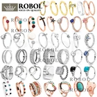 Высокое качество оригинала 925 кольцо из стерлингового серебра с оригинальным логотипом женщина, ювелирное изделие, подарок с милым медведем для ювелирных изделий в форме; Отличный подарок; Бесплатная доставка