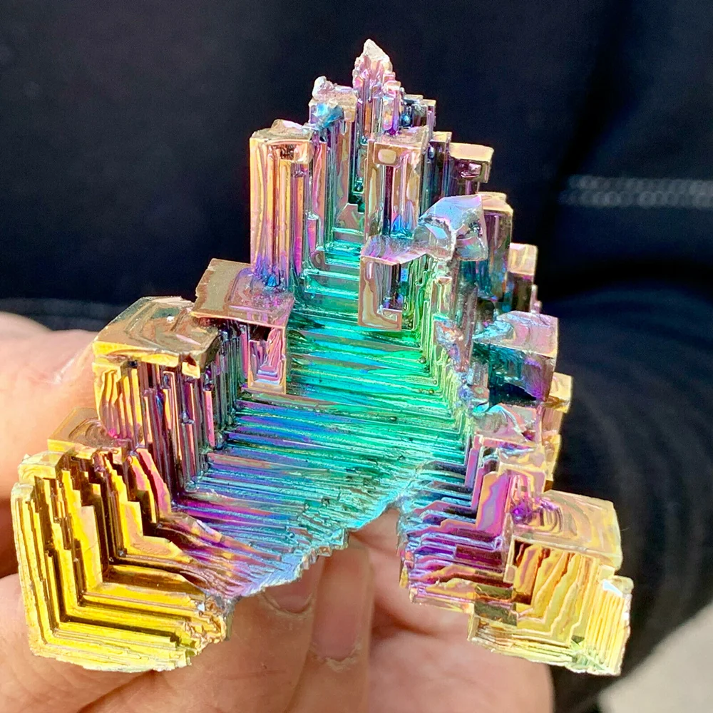 

Gram bismuth rainbow crystal elementbi gem mineral sample
