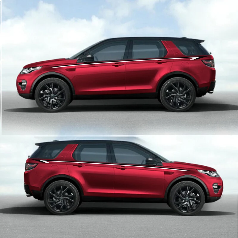Виниловые наклейки для автомобилей гоночные спортивные полосы RANGE ROVER LR4 HSE LUX Sport