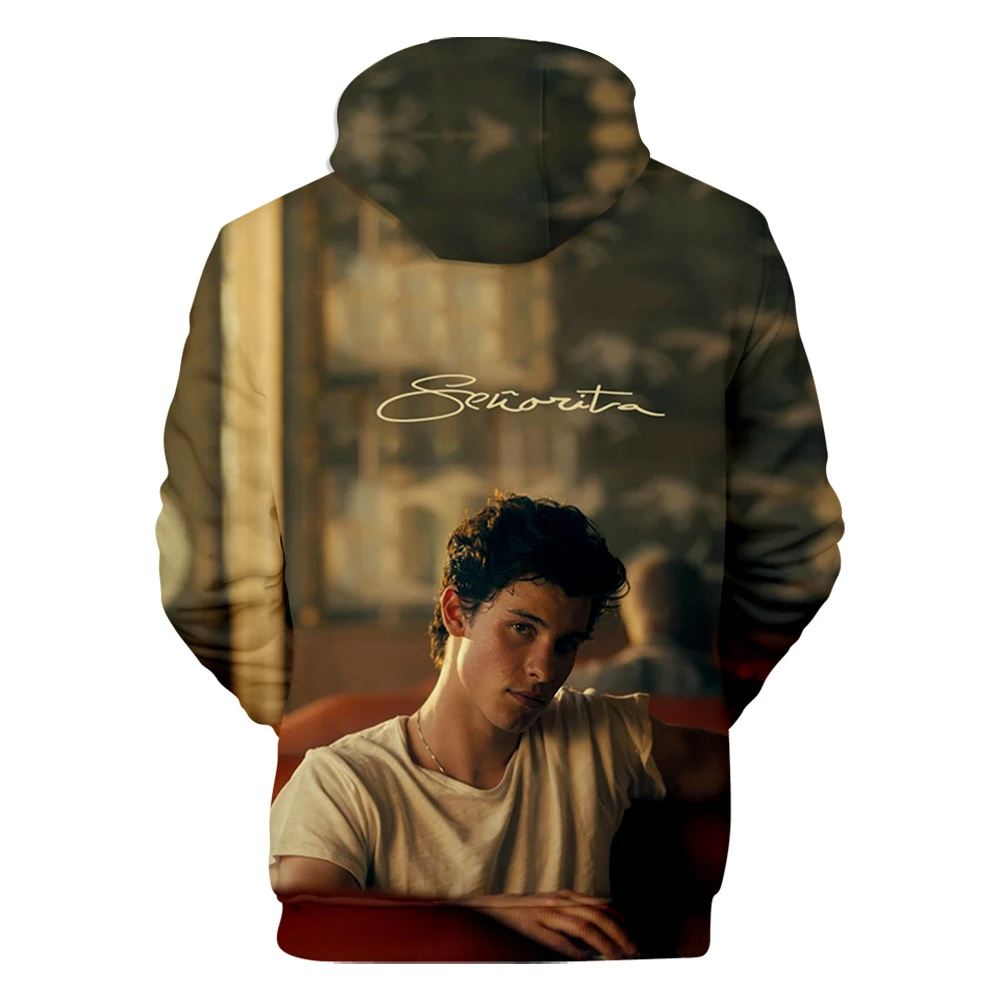 Senorita Camila Cabello и shawn mendes 3D Харадзюку толстовка с капюшоном 2019 Новый Для