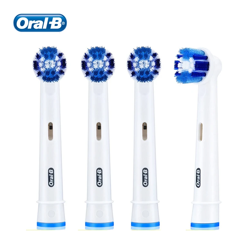 Сменная насадка для электрической зубной щетки Oral B, мягкая щетина, удаление зубного налета