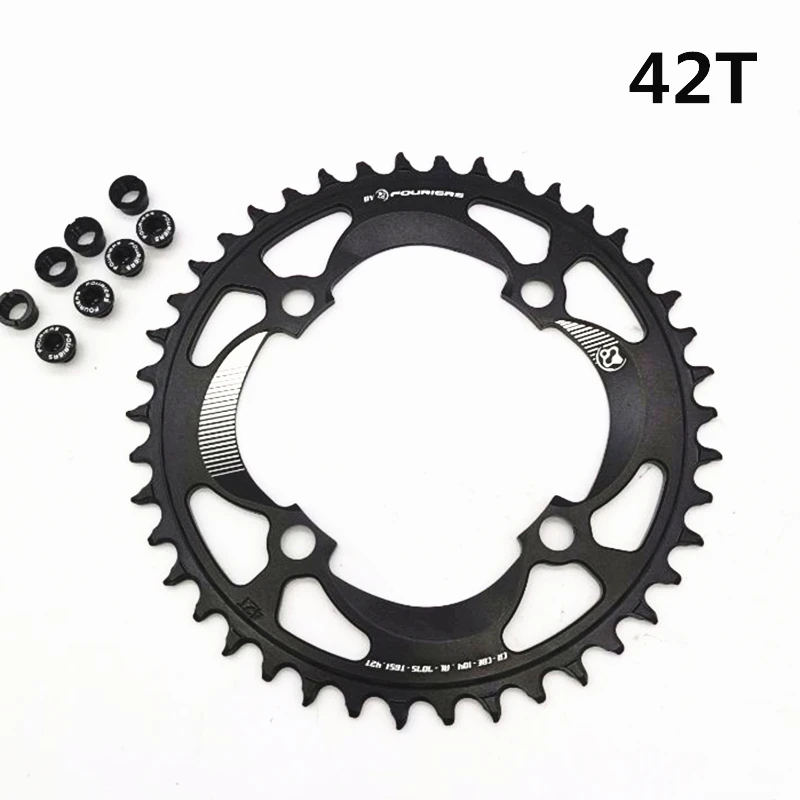 Звездообразная звезда fourier MTB велосипедная Звездочка 104 BCD 34T 38T 40T 42T|Шатун и