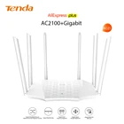 Tenda AC21AC5S маршрутизатор Gigabit AC2100 2,4G 5,0 ГГц двухдиапазонный беспроводной маршрутизатор 2033Mbps Wifi ретранслятор с 6 антеннами с высоким коэффициентом усиления