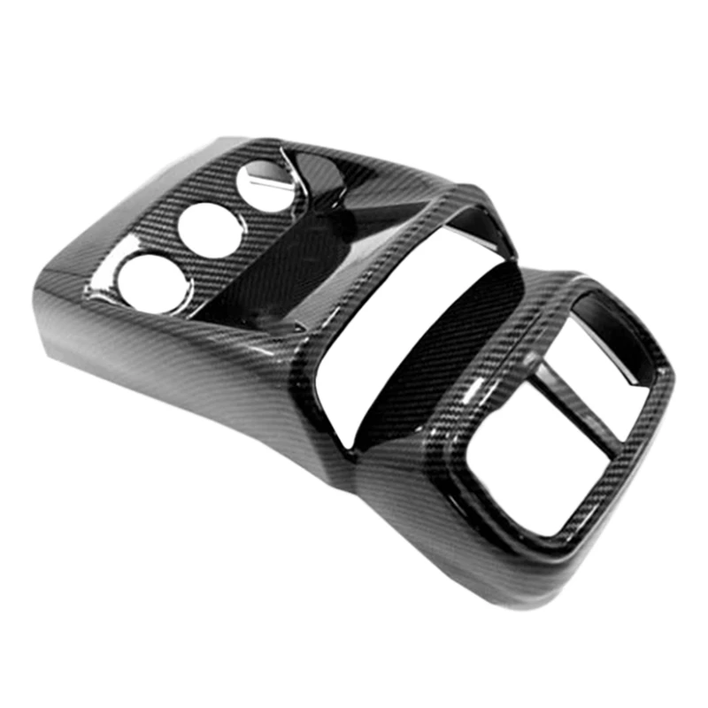 

for Hyundai Santa Fe 2019 2020 Car Rear A/C Air Outlet Vent Cover Frame Sticker Car Molding Accessory