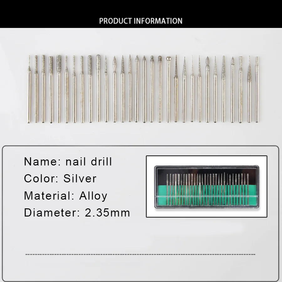 Горячая продажа 1 шт. алмазные сверла для ногтей Электрический маникюр машины
