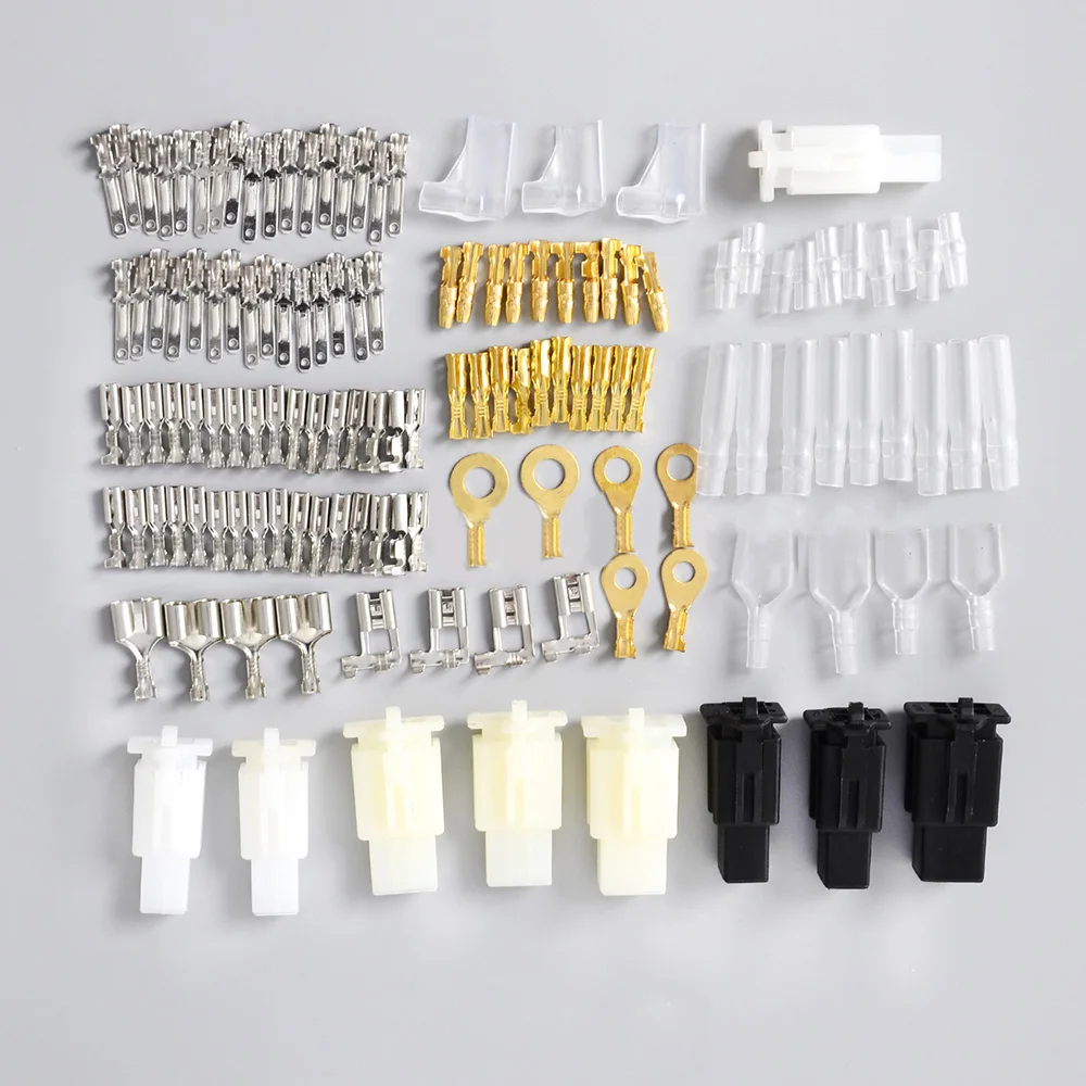 

Female And Male Wiring Harness Kit Kit Parts Electrical Harness Plug Wiring Durable