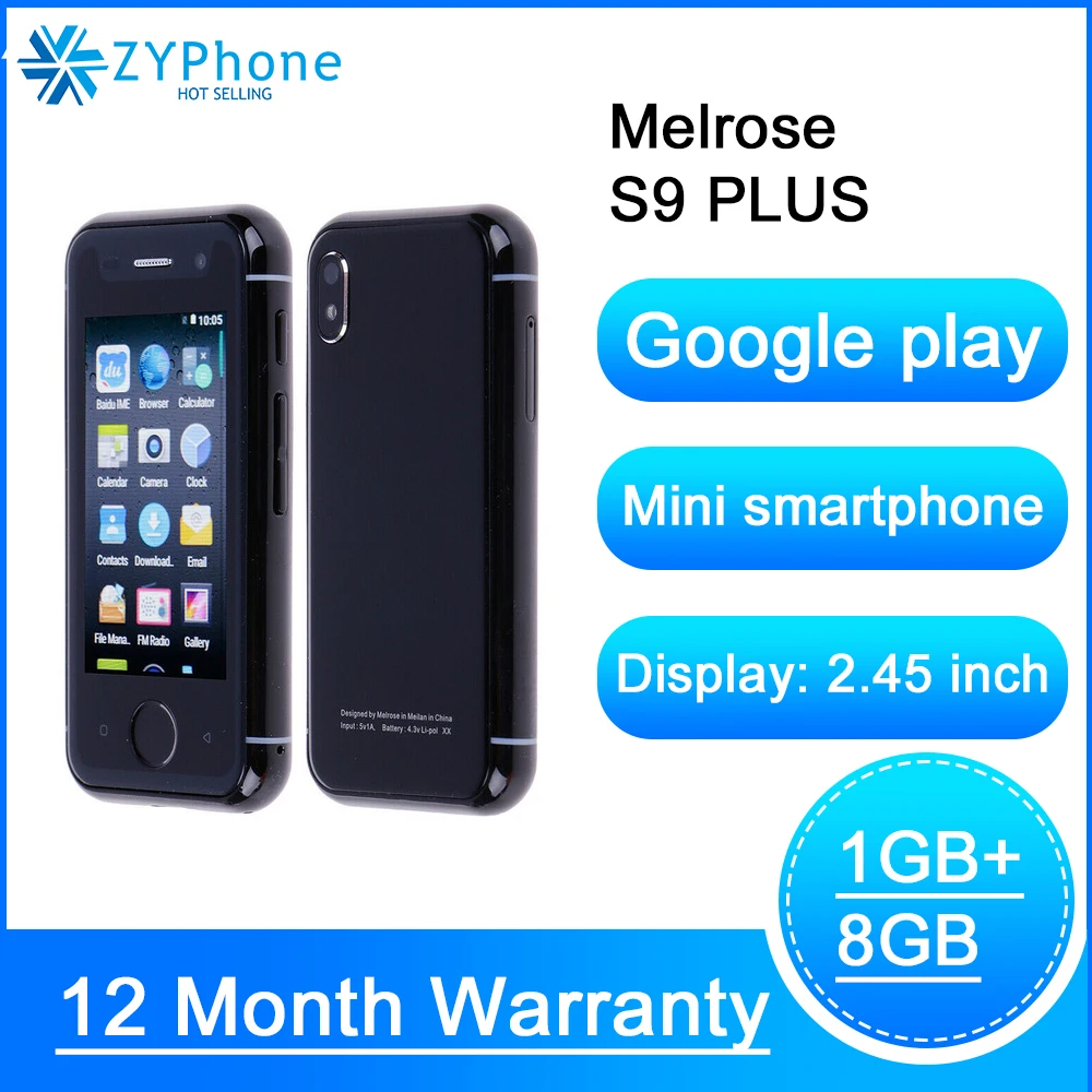 Оригинальный Melrose S9 плюс мини смартфон 2 45 &quotMT6737 4 ядра Android 7 0 1 ГБ 8 аппарат не