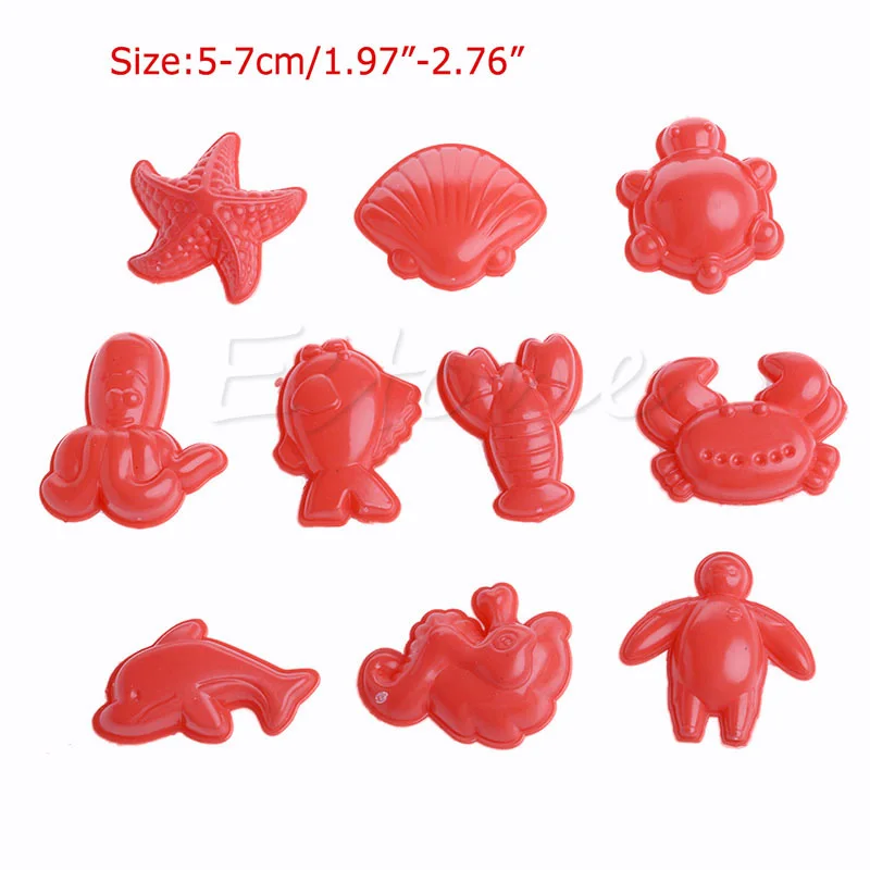 

C5AA Sand Mold Toys Castle Clay Mold Building Model Beach Toys for Kids Child Baby
