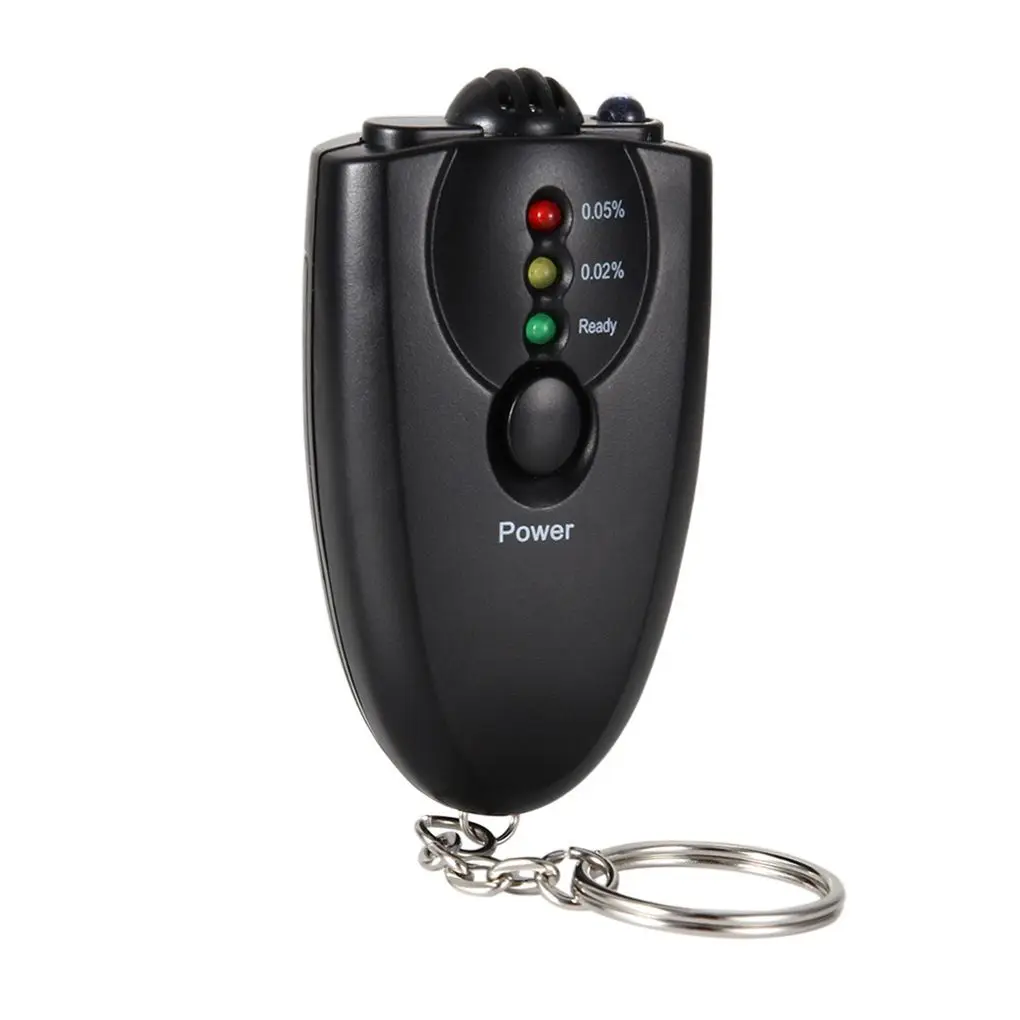 Портативный Миниатюрный алкотестер анализатор дыхания детектор брелок для