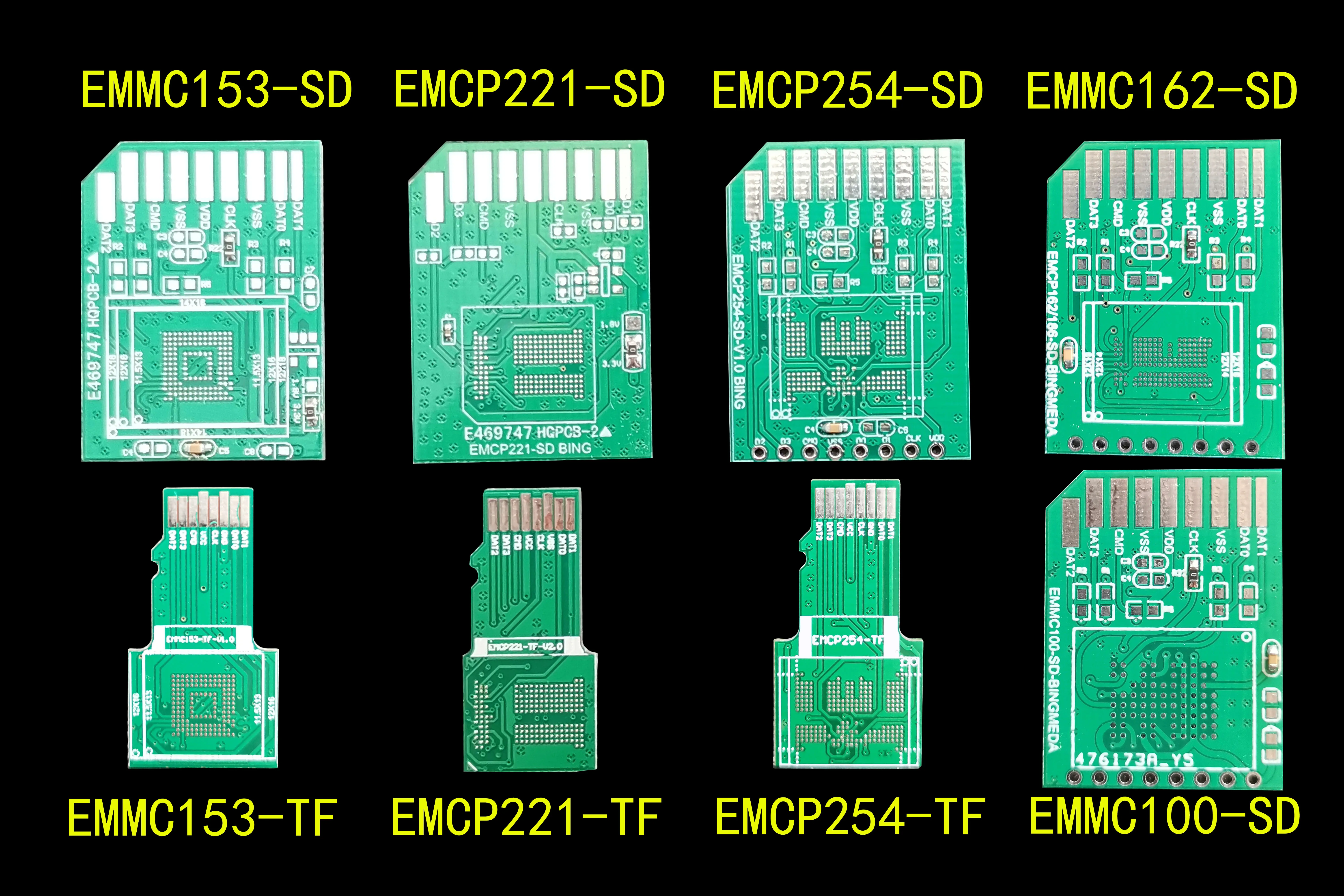 Плата адаптера EMMC EMMC153 EMCP221 EMCP254 для SD TF плата шрифта OPPO|Автоматизация зданий| |