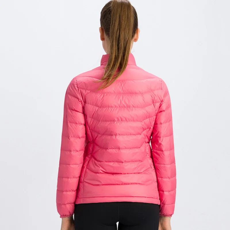 New Outdoor Lightweight Warm Windproof Down Jacket Autumn Winter 2021 Fashion Stand-up Collar Casual Sports Short Down Coat