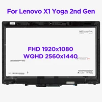 lcd touch screen digitizer assembly for lenovo thinkpad x1 yoga 2017 2nd gen laptop display replacement 01ax897 01ay913 01ay916