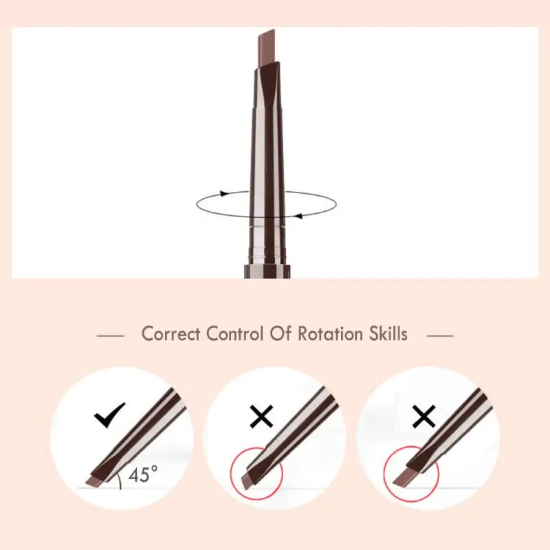 

DNM Eyebrow Pencil Liner Tatoo Pen Pencil Enhancers Cosmetic Long Lasting Natural Waterproof Automatic Rotatable TSLM1 Multiple