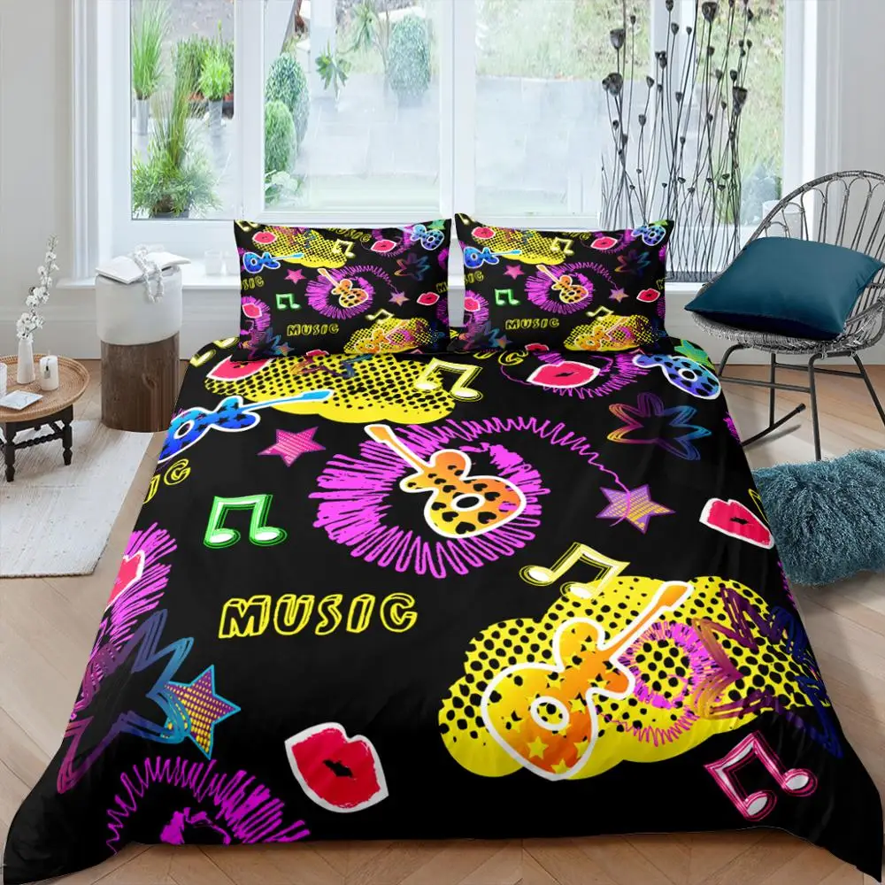 

Modern Bedding Set Queen 3D Printed Duvet Cover Bedclothes 2/3pcs Home Textiles Luxury High Quality Comforter Cover Set
