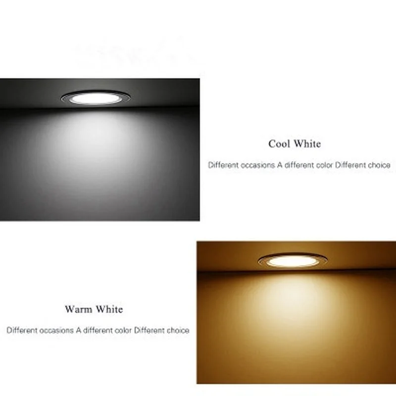 1PCS Ultra Bright Round LED Downlight 5W 9W 12W 15W Aluminum AC 220V Down Light Ceiling Recessed Spot | Лампы и освещение