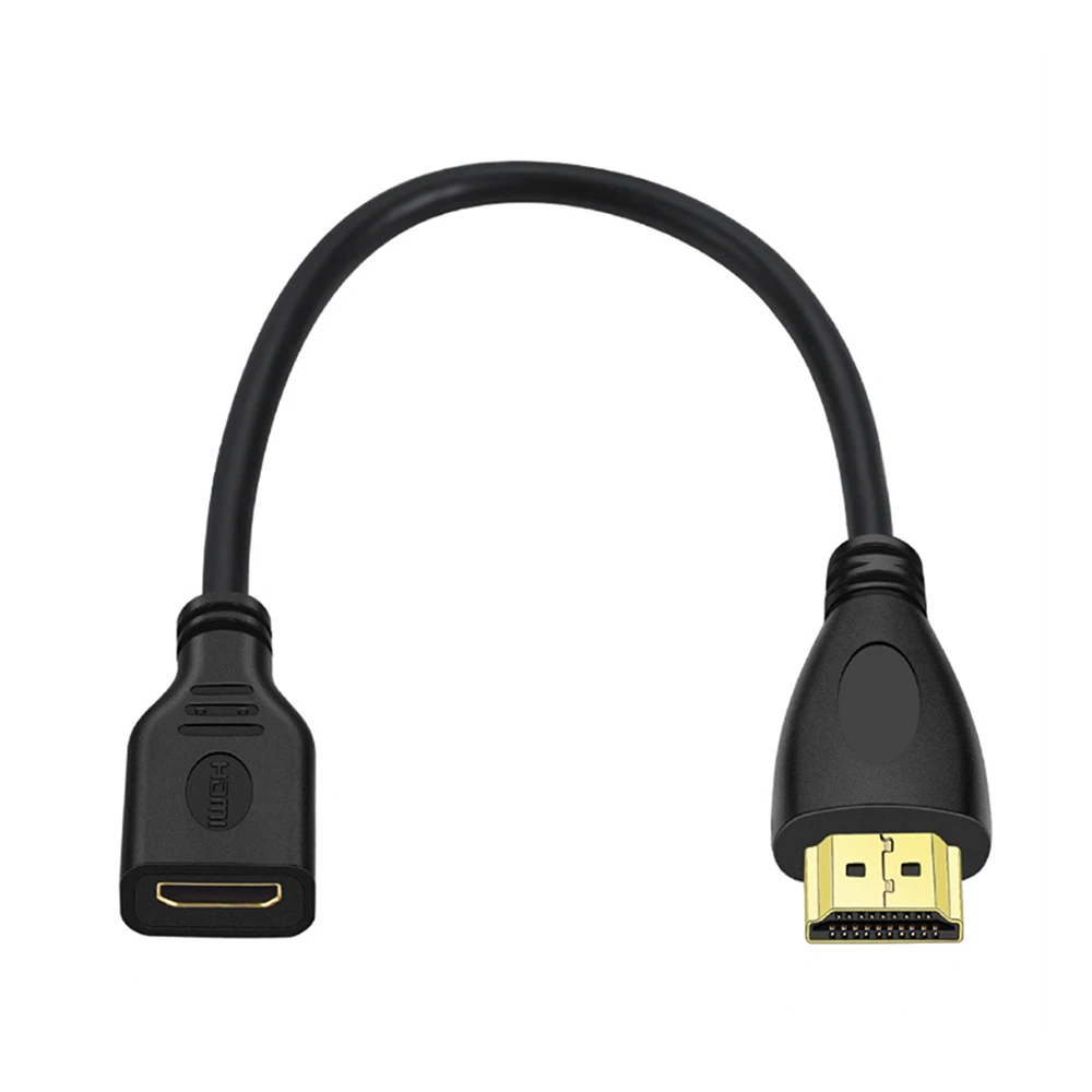 

Micro HDMI-Compatible to MINI HDMI-Compatible extension cable 15cm black color for PC Camera