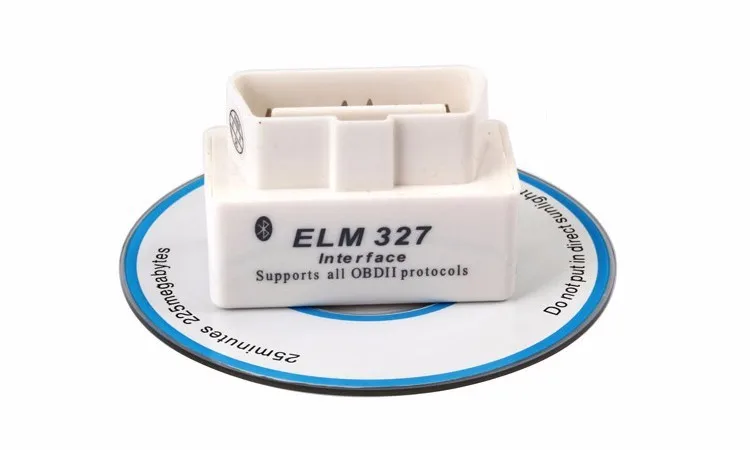 Горячая Распродажа Супер Мини elm327 V1.5 OBD2 адаптер Bluetooth ELM327 автоматический сканер OBD диагностический интерфейс ELM 327 для Android Windows - Цвет: white  elm327 1.5