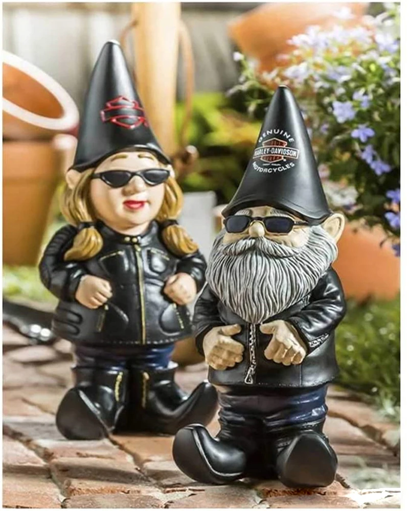 

Resin Dwarf Statues Funny Ornaments Home Garden Decoration Handmade Desktop Gnome Decoration Courtyard Park Villa Furnishings