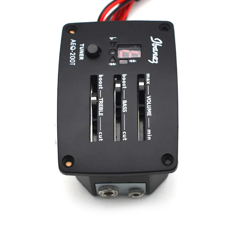 2 диапазона эквалайзера усилитель пиезо сигнала черный для аксессуаров