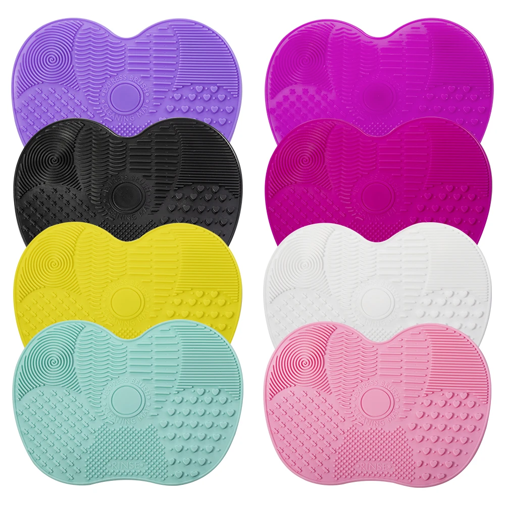 

New Silicone Brush Cleaner Cosmetic Make Up Washing Brush Gel Cleaning Mat Foundation Makeup Brush Cleaner Pad Scrubbe Board