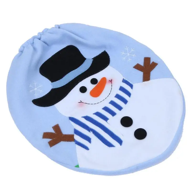 Рождественские Чехлы для туалетных сидений ванной комнаты 2019 рождественские