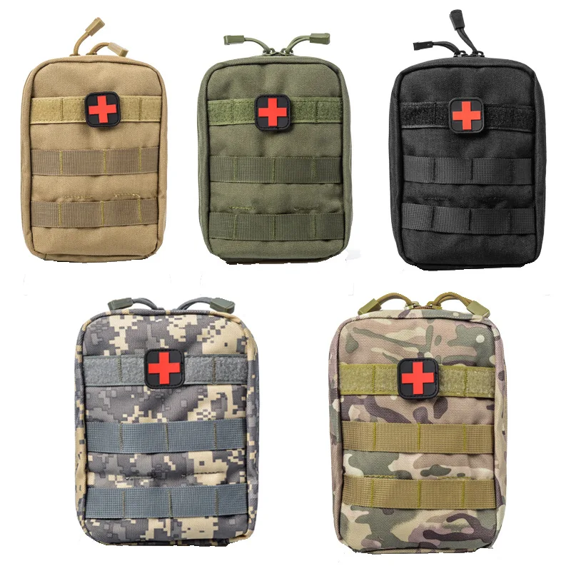 Тактическая поясная Сумка MOLLE аксессуар Портативная Медицинская спасательная сумка медицинская уличная походная охотничья походная велосипедная сумка с карманом для инструментов