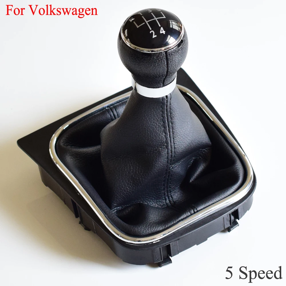 Кожаный чехол для Volkswagen VW Golf6 MK6 Jetta MK5 автомобиль 5 6 скоростей ручной рукоятка