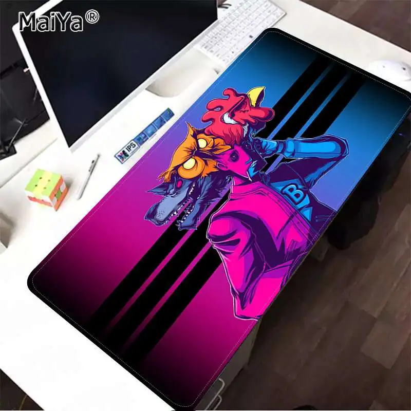 Maiya Нескользящие ПК Горячая линия Майами резины ПК компьютерных игр Мышь pad женской обуви большого Мышь Pad клавиатуры коврик