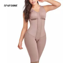 Women Full Body Shaper Tummy Control Fajas Front Closure Weight Loss Postpartum Bodysuit (1)