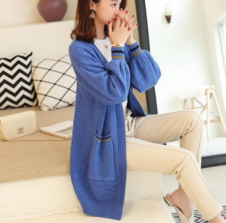 

Autumn Winter Big Size Sweater For Women Thick Cardigan Women'S Sweater Casual Female Cardigan F668