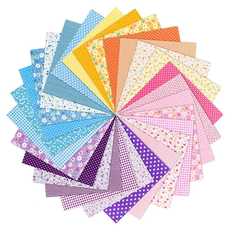 

28 шт. Стёганое одеяло ing ткань квадратов листов хлопок ремесло ткань Комплект лоскутное нарезана так, чтобы вы смогли Стёганое одеяло квадра...