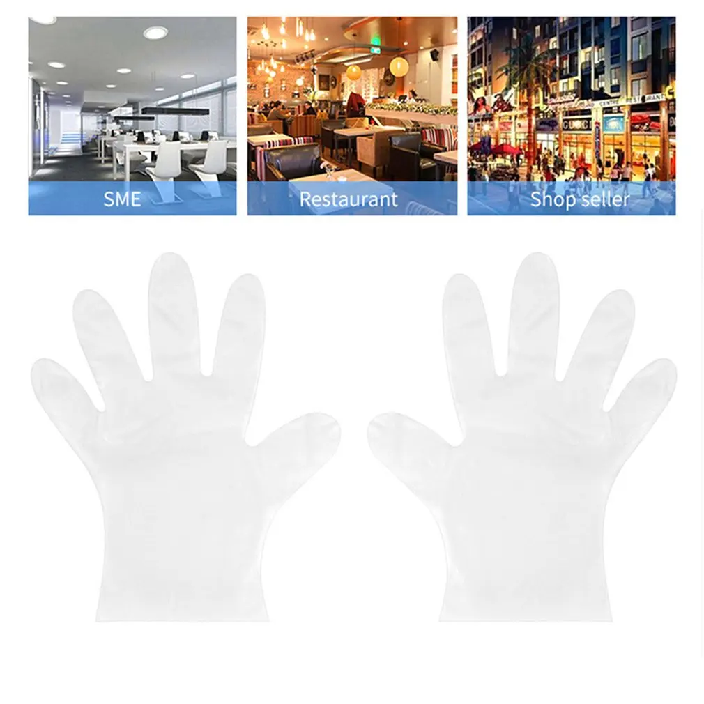 

Disposable One Size PVC Synthetic Material Durable Gloves Food Grade Daily Cleaning Resistance Gloves