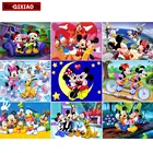 Алмазная вышивка сделай сам Disney 5D картины Микки и Минни полный квадратныйкруглый Набор для вышивки крестом поделки детская фоторамка